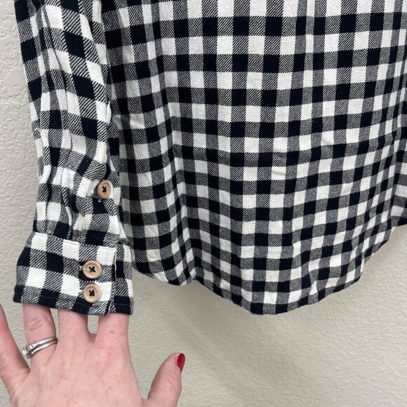 Matilda Jane Joanna Gaines Magnolia Dreams Plaid Popover Shirt Top Womens Small - Picture 6 of 7